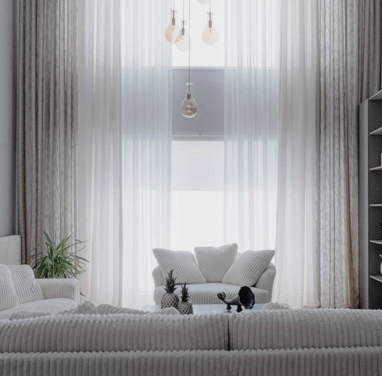 Helles, modernes Wohnzimmer